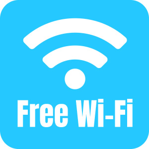 Free Wi-fi　無料です。